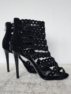 Lace Boots Vivo Rosso